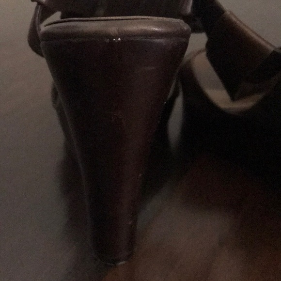 Nine West brown platform sandal - Picture 5 of 7